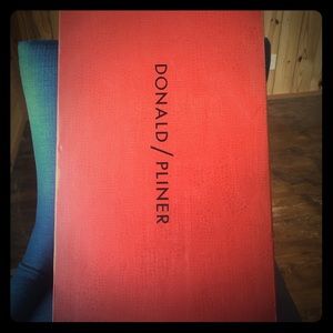 Donald/Pliner Black Suede 6.5 Paid 278.00  $120